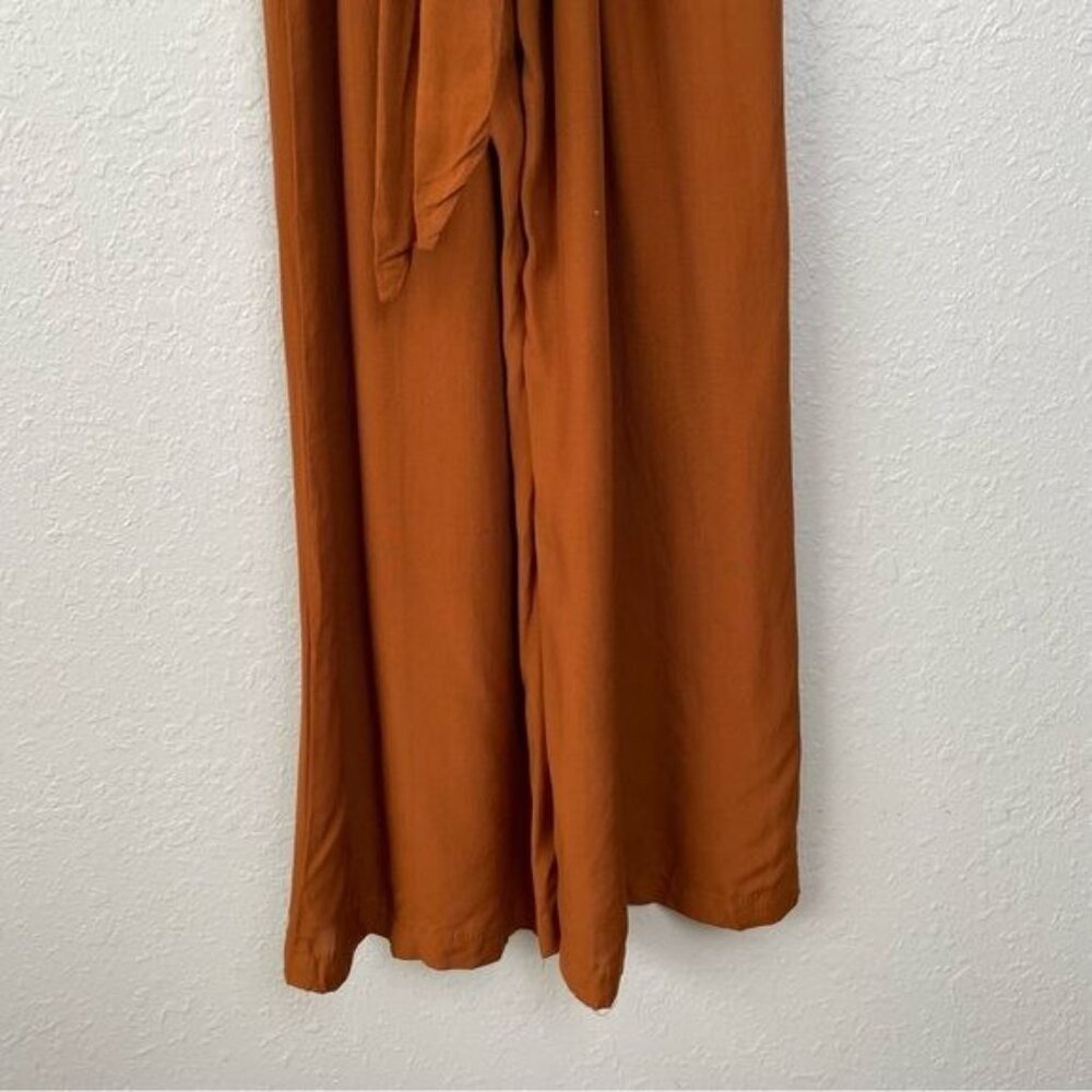 Faithfull The Brand Cedric crop jumpsuit burnt orange 2 - Picture 13 of 15